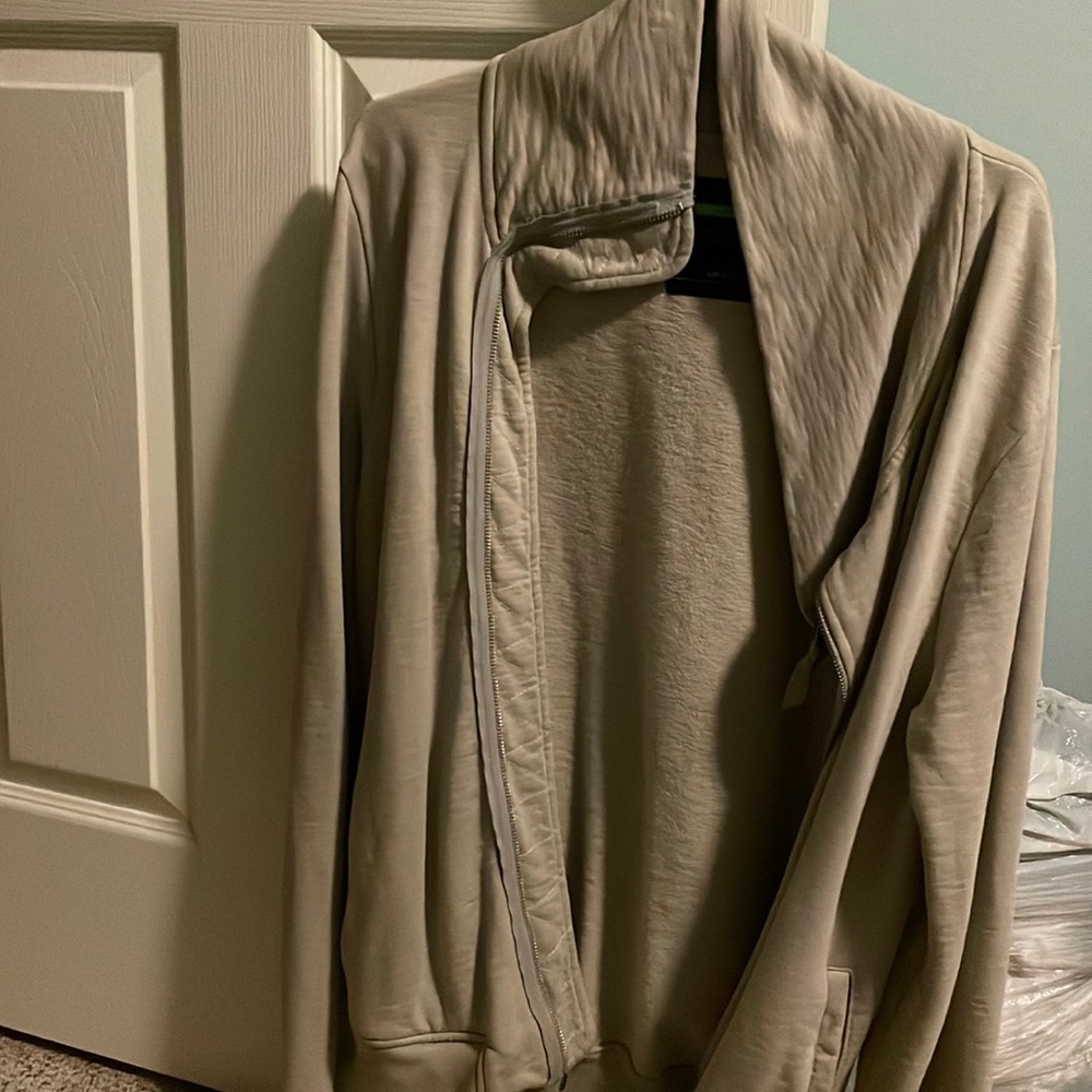 Allsaints funnel neck zip up hoodie